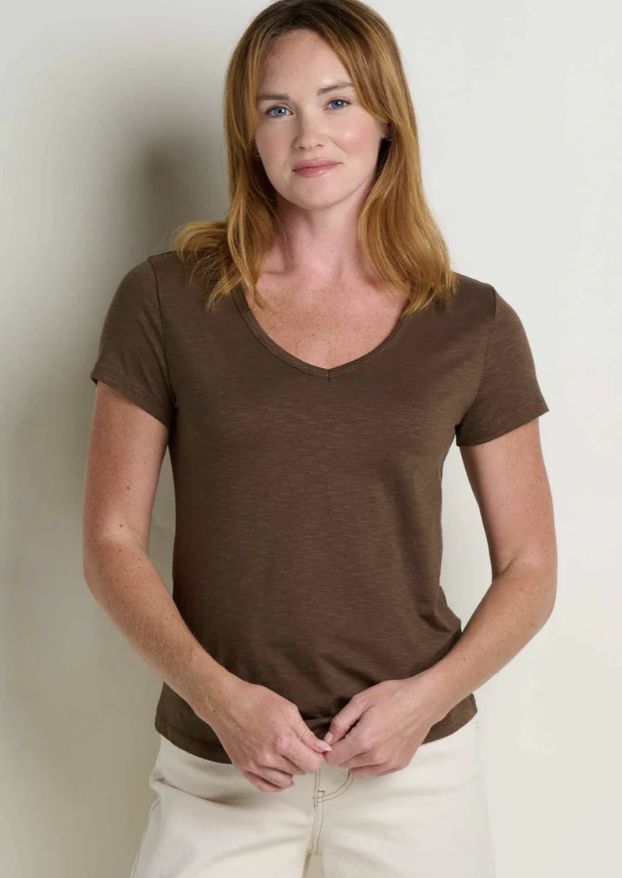 Toad &amp; Co Women's Marley Tee, Color: Earth, Size: Small