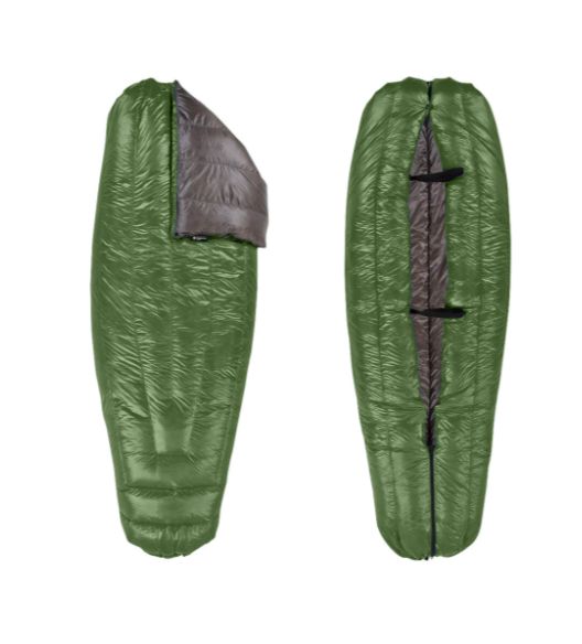 Enlightened Equipment Revelation 20° Sleeping Quilt, Color: Forest 10D &amp; Charcoal 10D, Size: Regular / Wide