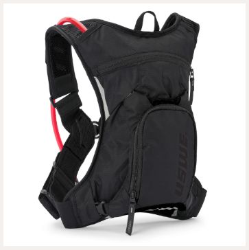 USWE MTB Hydro 3L Hydration Pack, Color: Black/Red
