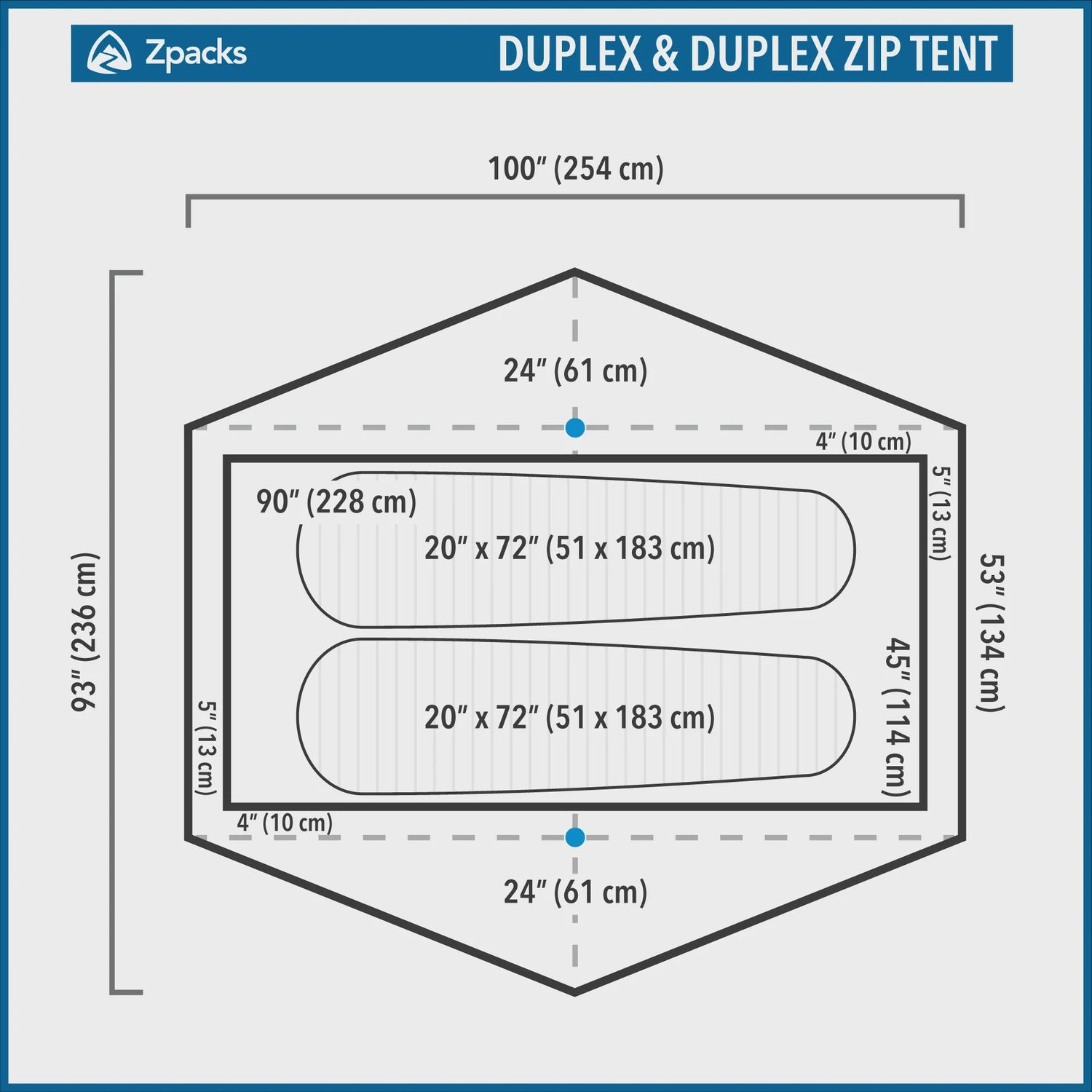 Zpacks Duplex Classic Ultralight Tent