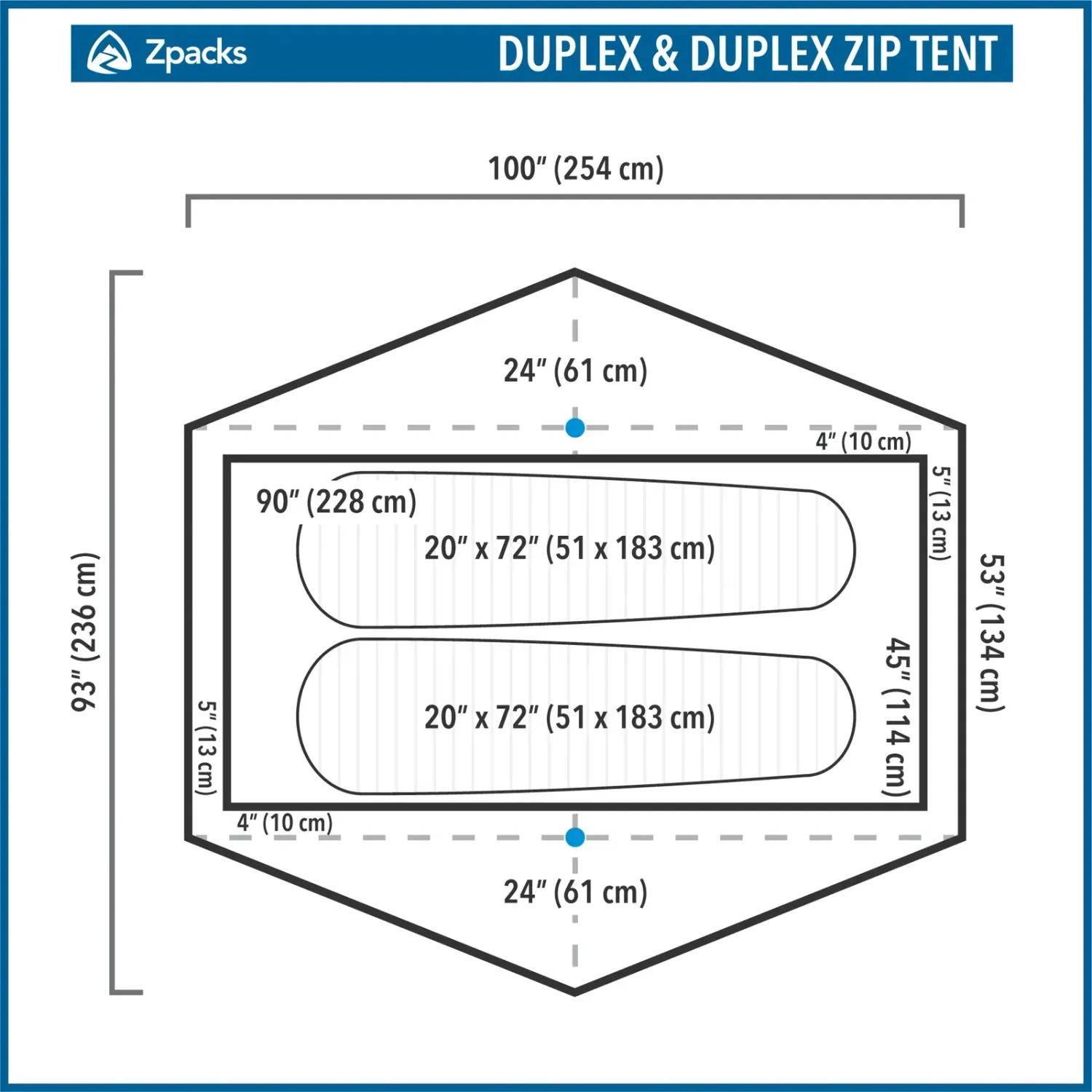 Zpacks Duplex Classic Ultralight Tent in 2048x, alternate view 20