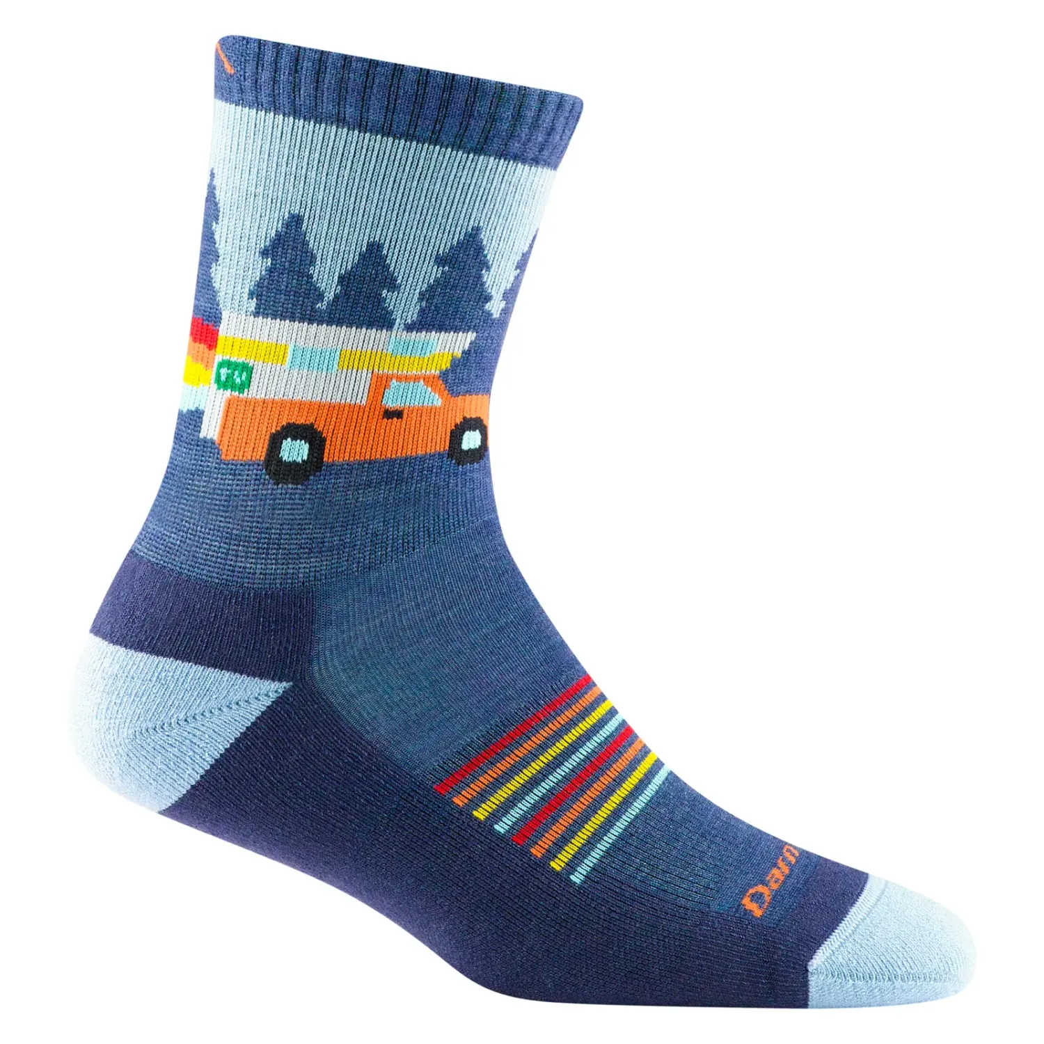 3037 - Darn Tough JRs Van Wild Micro Crew Lightweight with Cushion