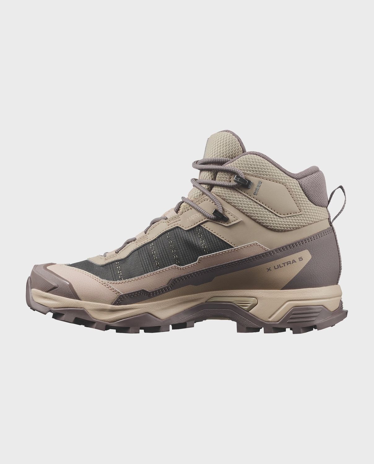 Salomon Women's X Ultra 5 Mid Gore-Tex, Color: Iron/Desert Tan, Size: 7