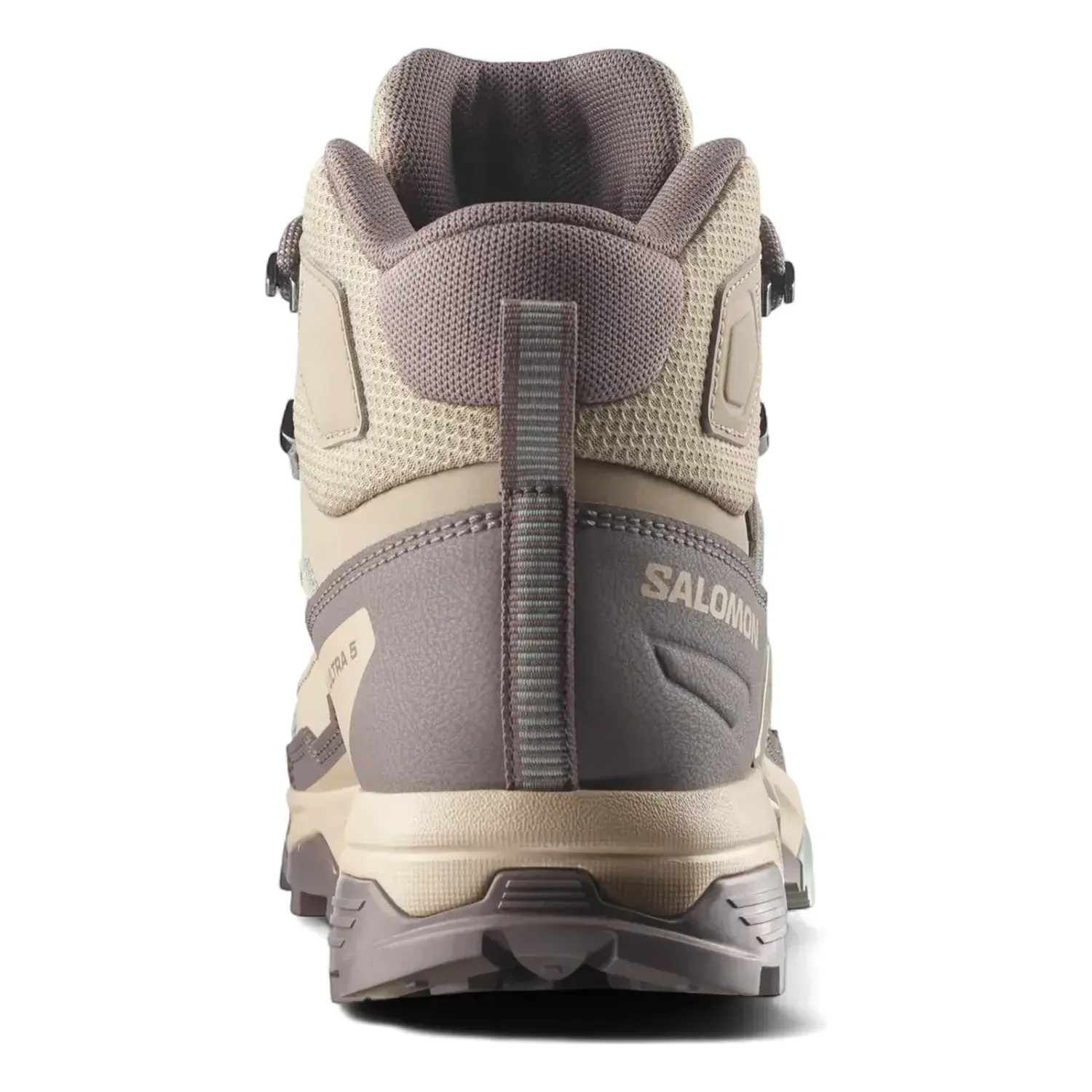 Salomon Women's X Ultra 5 Mid Gore-Tex in Iron/Desert Tan, alternate view 4