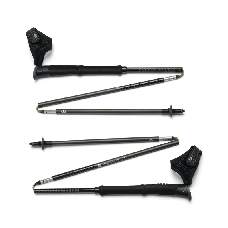 Black Diamond Distance Carbon Z FKT Poles, front view
