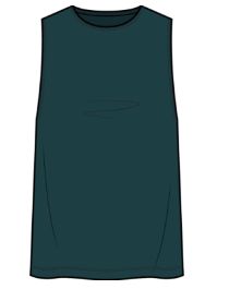 Wild Rye Lola Muscle Tank, Color: Shaded Spruce, Size: 6