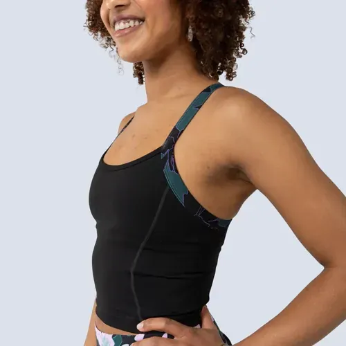 Wild Rye Lucille Crop Tank, alternate view 4