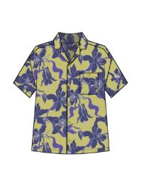 Wild Rye Lil' Party Shirt, Color: Gecko Aquila Bloom, Size: Xtra Small