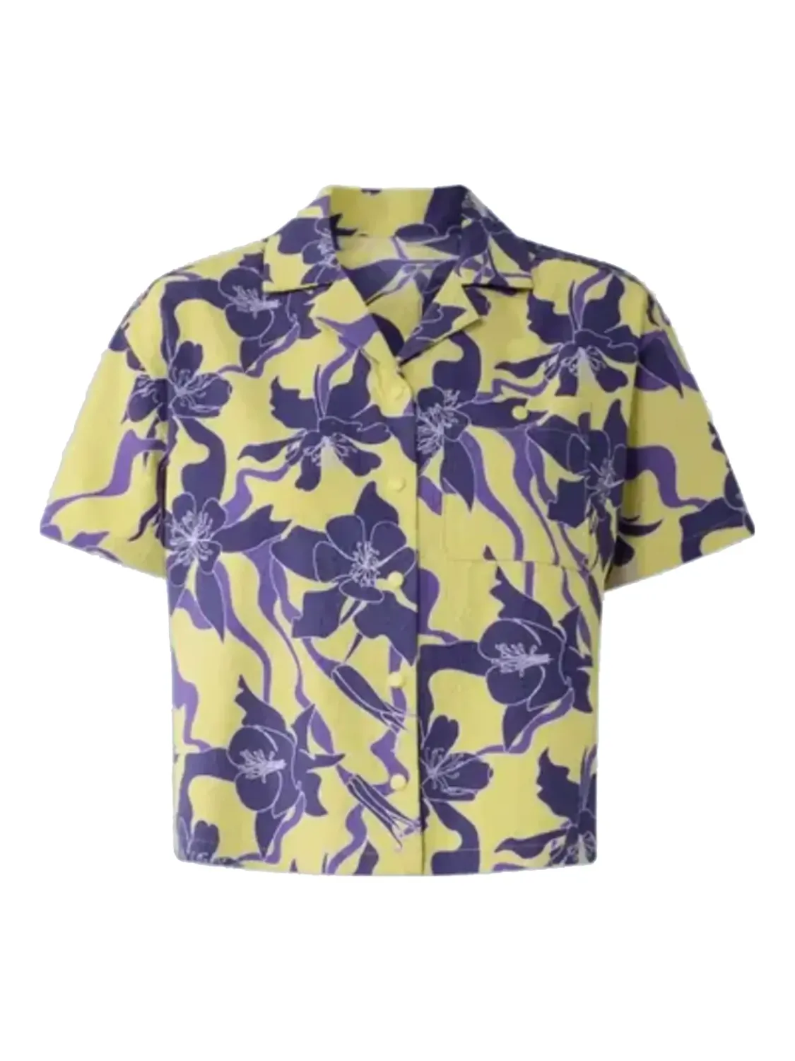 Wild Rye Women's Lil' Party Shirt, Color: Gecko Aquila Bloom, Size: M