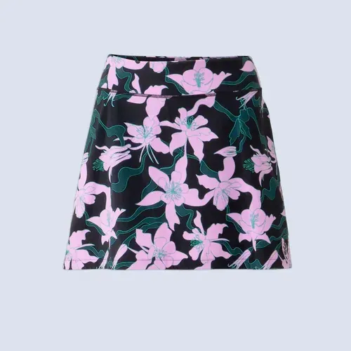 Wild Rye Parker Skort in Stormcontour, front view