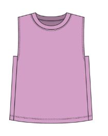 Wild Rye Keller Crop Tank, Color: Alpenglow, Size: 2