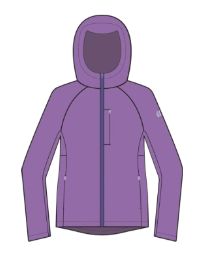 Wild Rye Rustler Windbreaker, Color: Amethyst, Size: Small