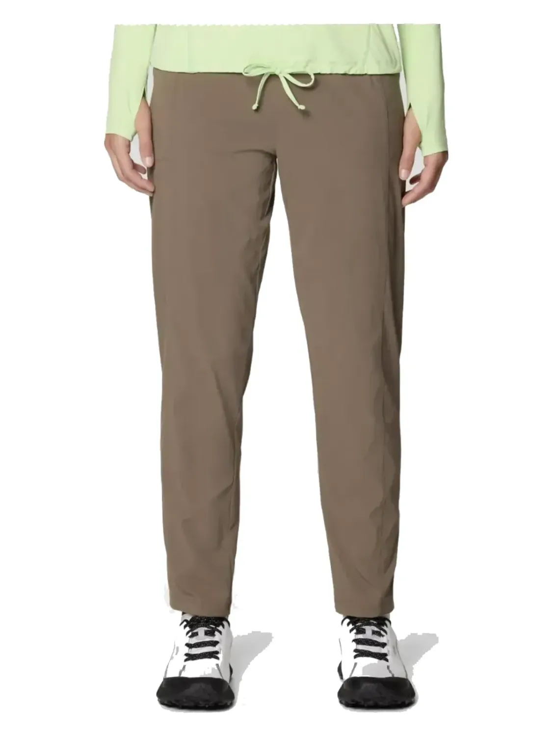 Mountain Hardwear Women's Dynama High Rise Ankle Pant in Tierra, alternate view 1
