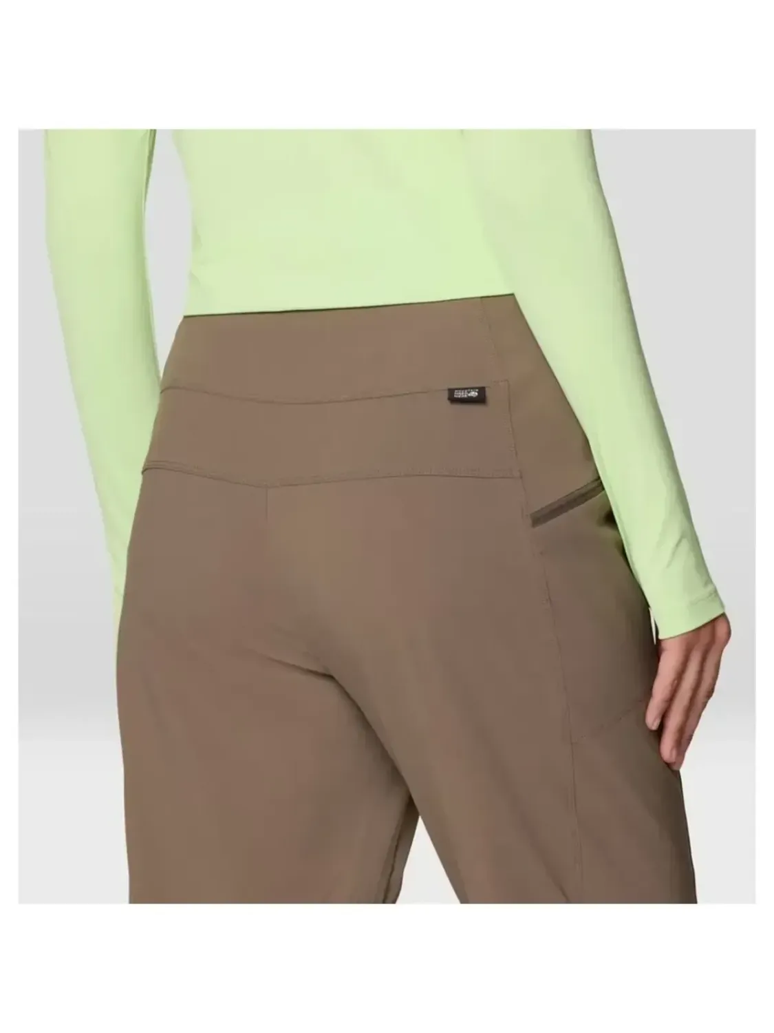 Mountain Hardwear Women's Dynama High Rise Ankle Pant in Tierra, alternate view 6