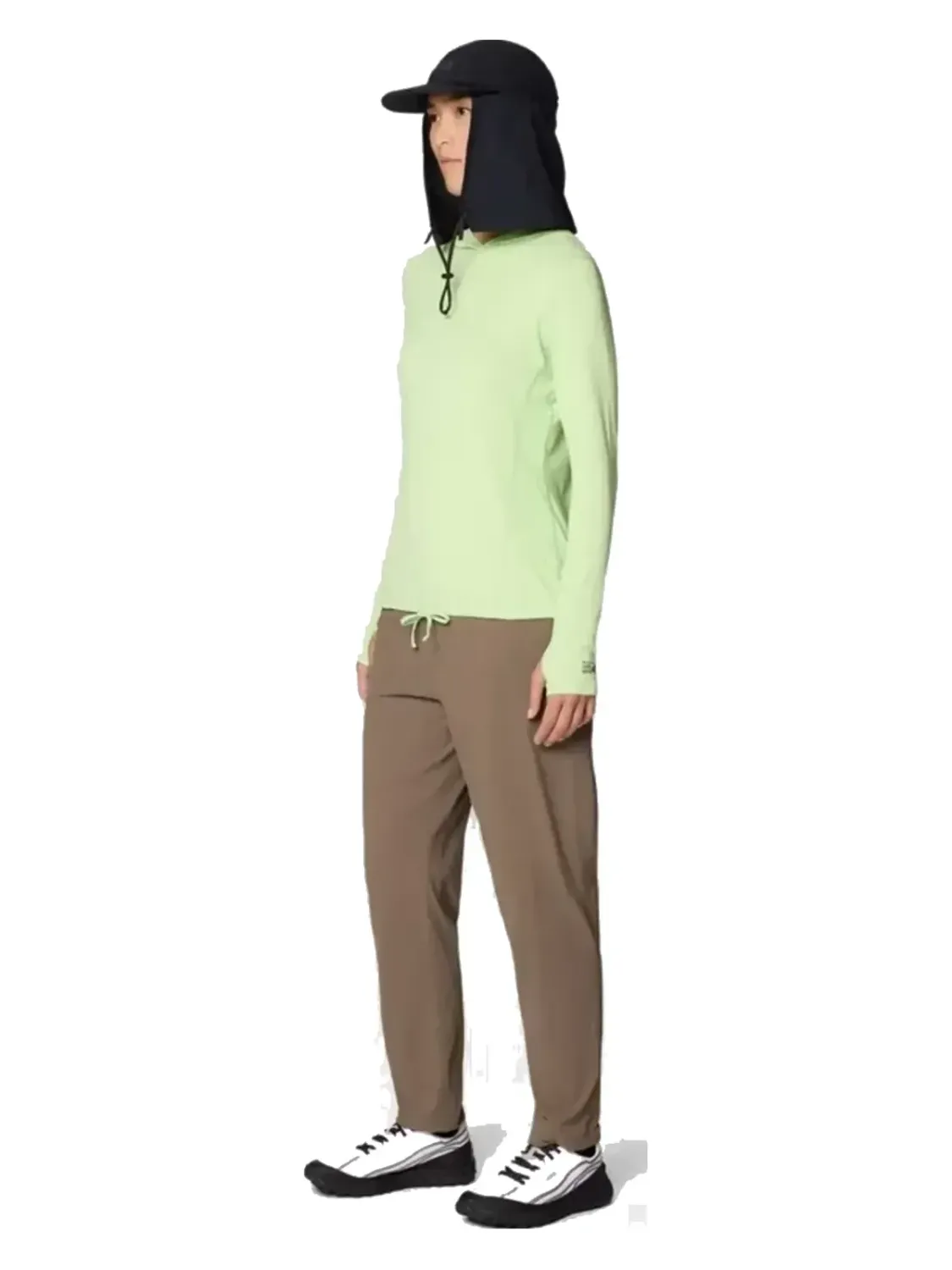 Mountain Hardwear Women's Dynama High Rise Ankle Pant in Tierra, alternate view 4