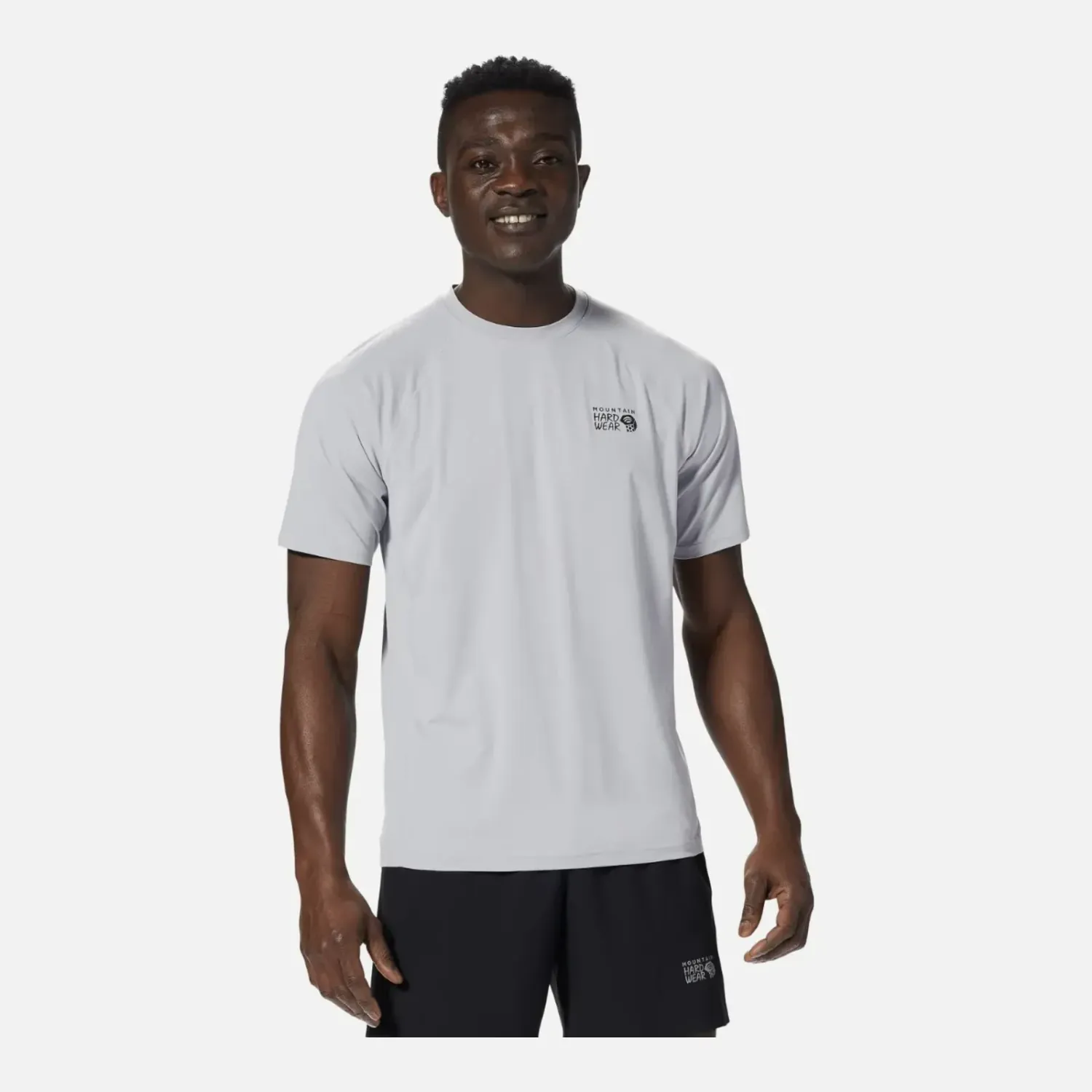 Mountain Hardwear Men's Crater Lake Short Sleeve, Color: Glacial, Size: XL