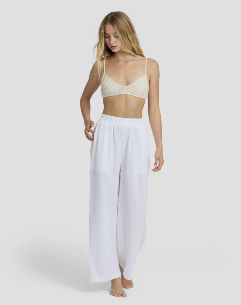 Billabong Women's Follow Me Pant, Color: Salt Crystal, Size: M