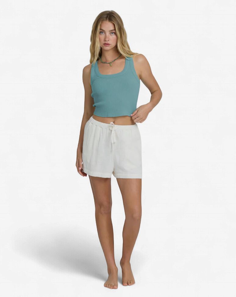 Billabong Women's Rerun Tank, Color: Blue Mist, Size: Small