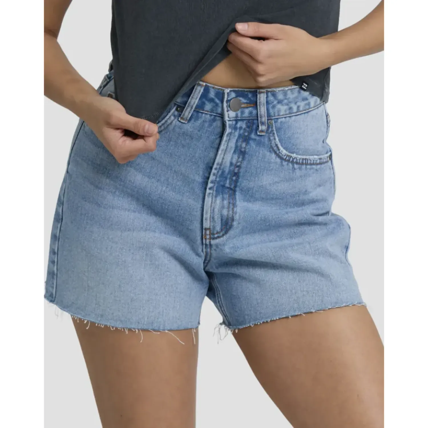 Billabong Women's Riley Denim Short, alternate view 3