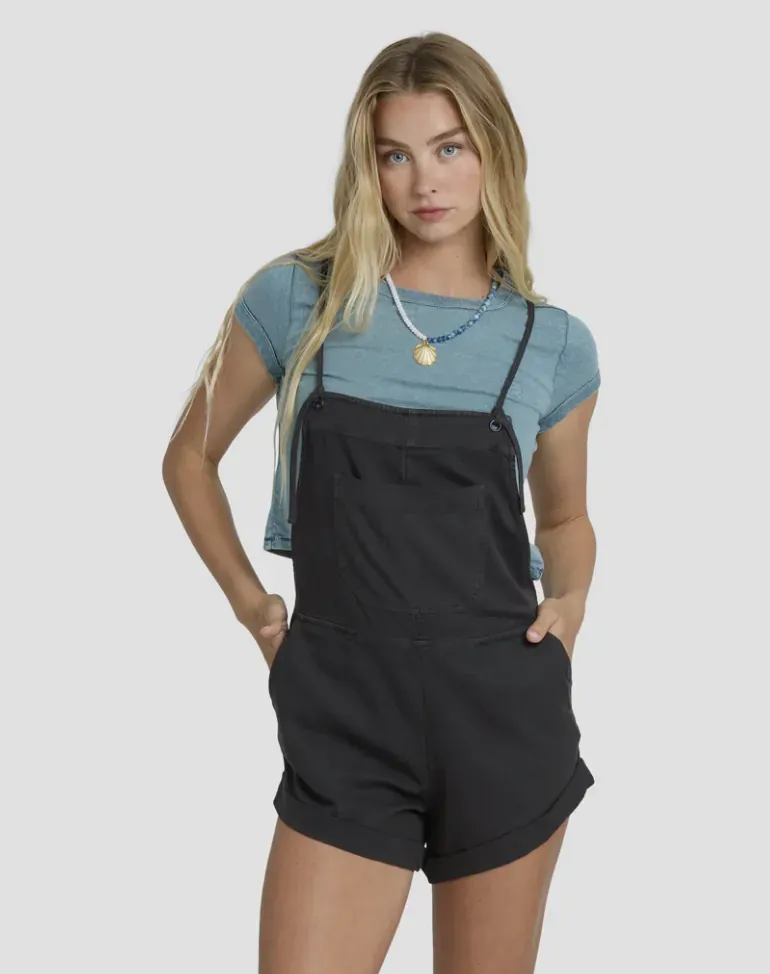 Billabong Women's Wild Pursuit Overall Solid, alternate view 5