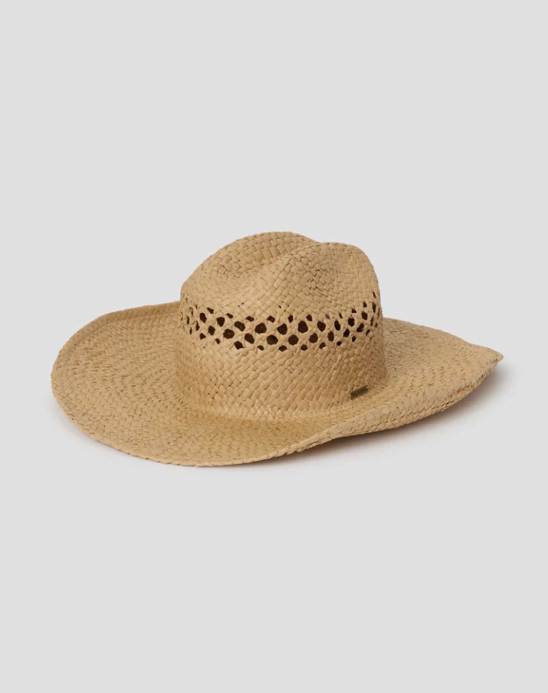 Billabong Women's Wild Waves Straw Hat, Color: Natural