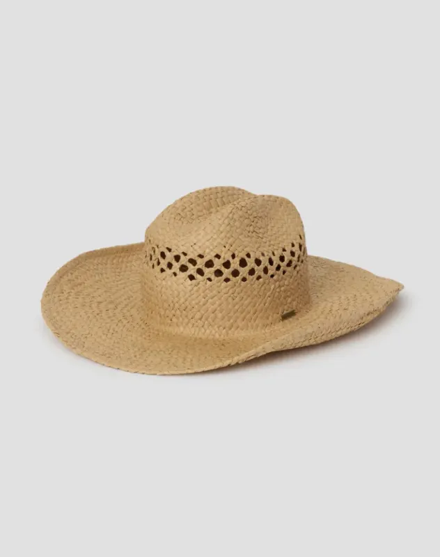 Billabong Women's Wild Waves Straw Hat, alternate view 1