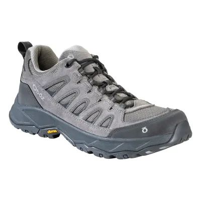 Oboz Men's Sawtooth Ascent Low in Hazy Gray, alternate view 1