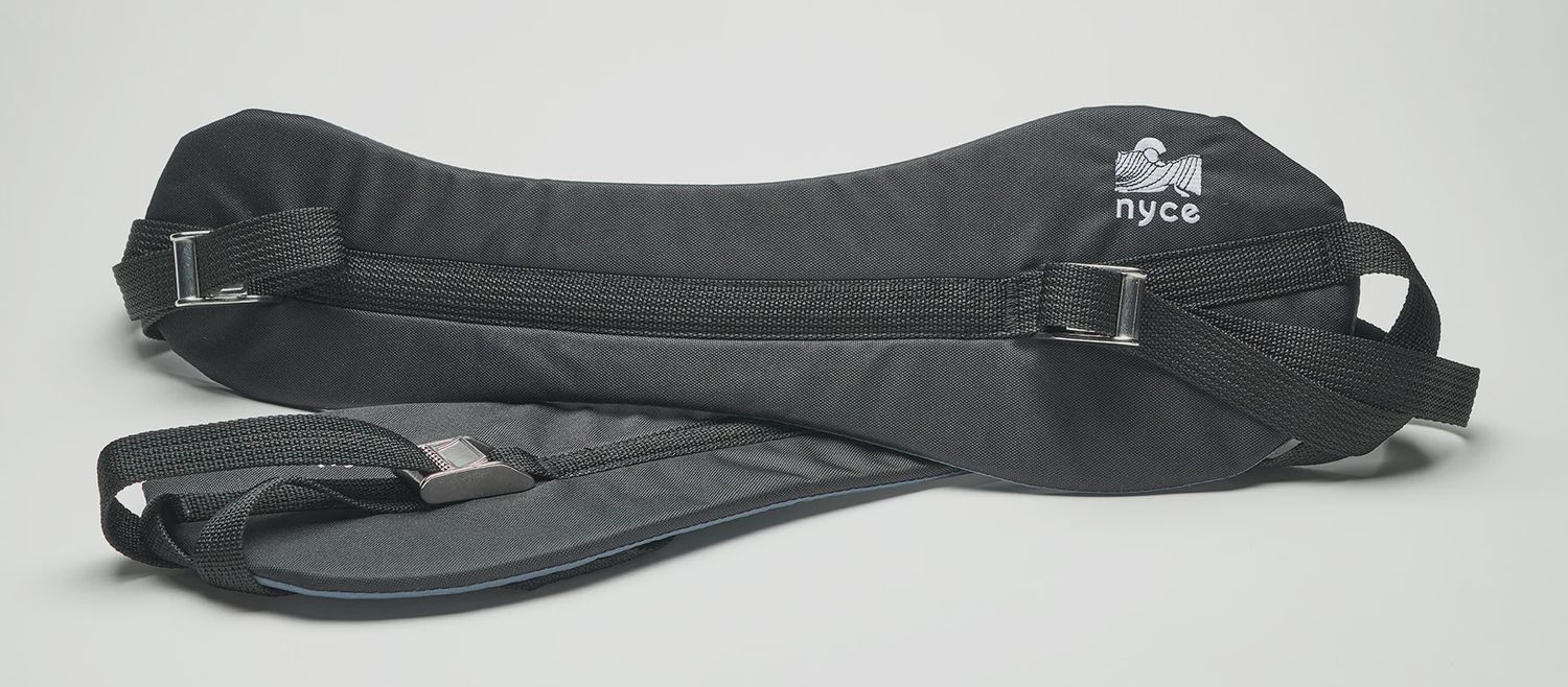Nyce Kayaks Thigh Straps, Color: Black / Black