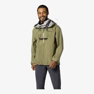 Marmot Men's PreCip Evo Flex Rain Jacket, front view