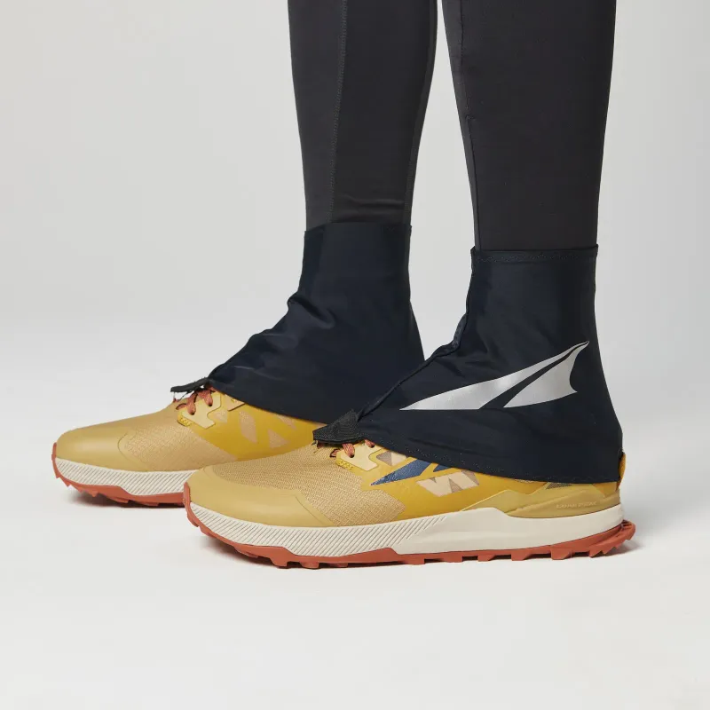 Altra Trail Gaiter in Black Gray, front view