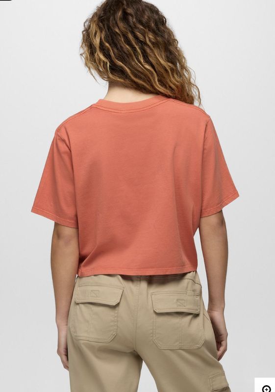 Prana Women's Everyday Botanical Crop Graphic Tee