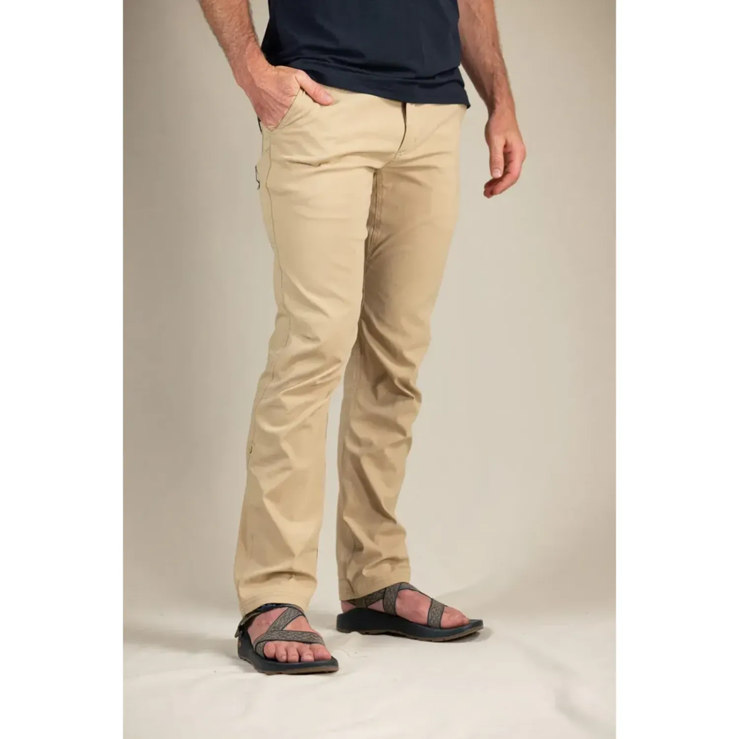 LIVSN Men's Ecotrek Trail Pant, Color: Sand, Size: 30x30
