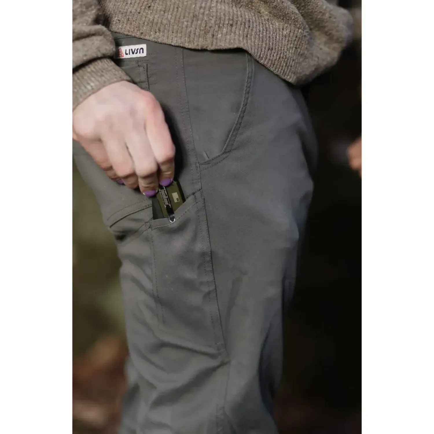 LIVSN Men's Ecotrek Trail Pant, alternate view 3