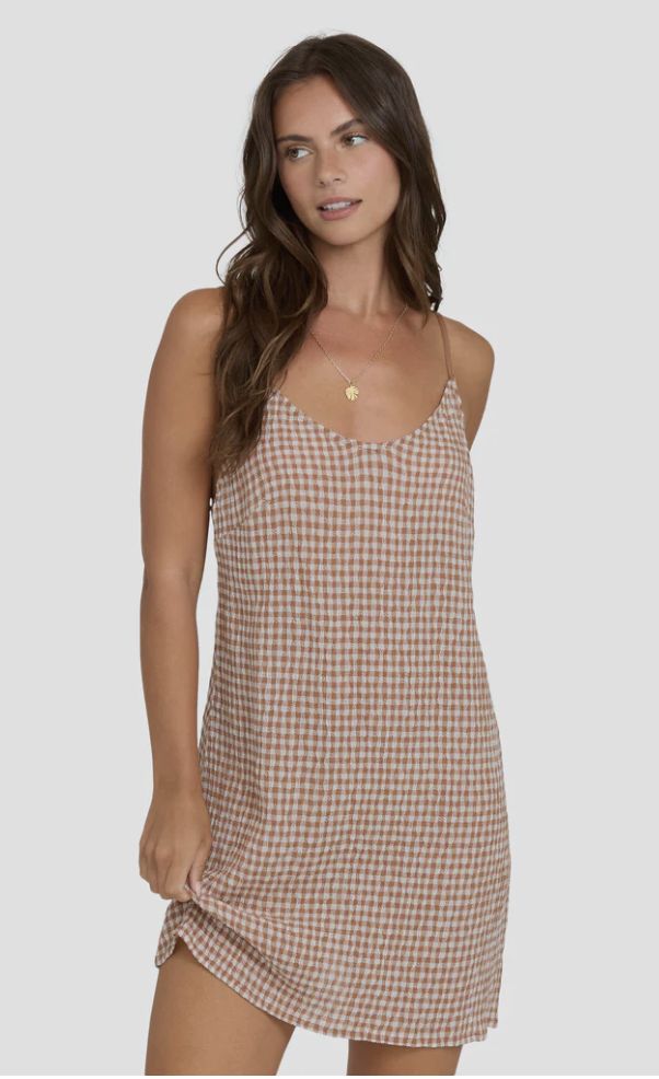 Billabong Women's Summer Love Mini Dress, Color: Sugar Almond, Size: Small