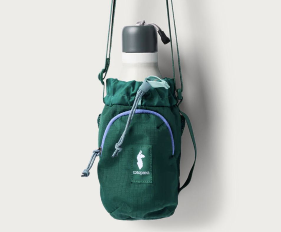 Cotopaxi Todo Water Bottle Sling, Color: Malachite and Kale
