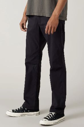 686 Men's Everywhere Pant Relaxed Fit, Color: Black, Inseam: 32", Size: 31