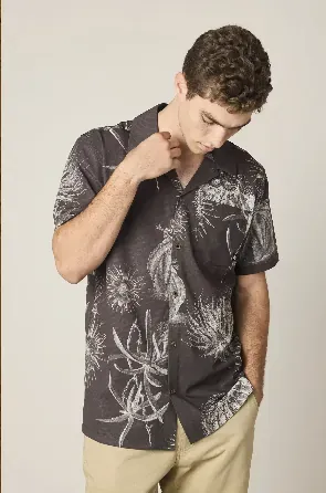 686 Men's Nomad Perforated Button Down Shirt, alternate view 3