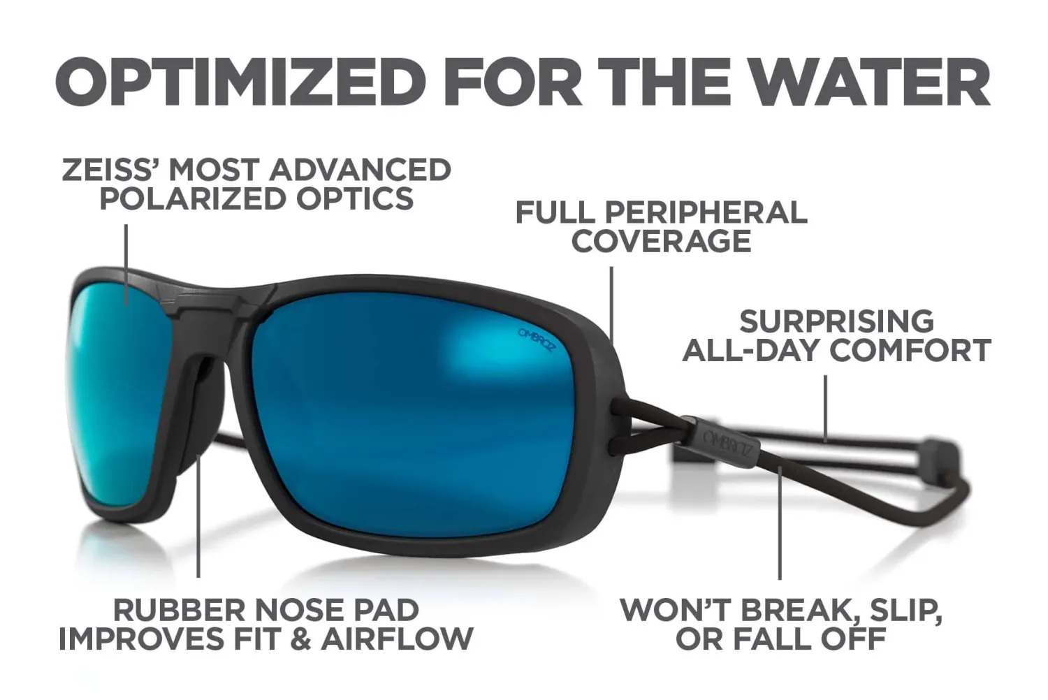 Ombraz Azzuro Armless Sunglasses