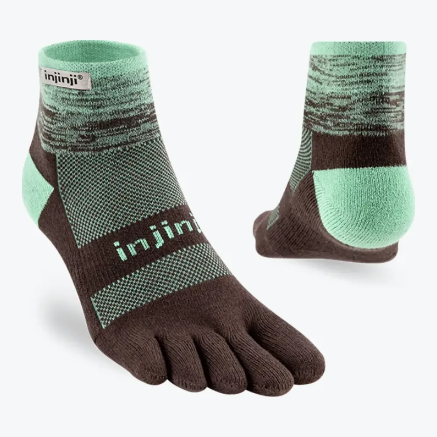 Injinji Trail Midweight Mini‑Crew Socks, alternate view 1