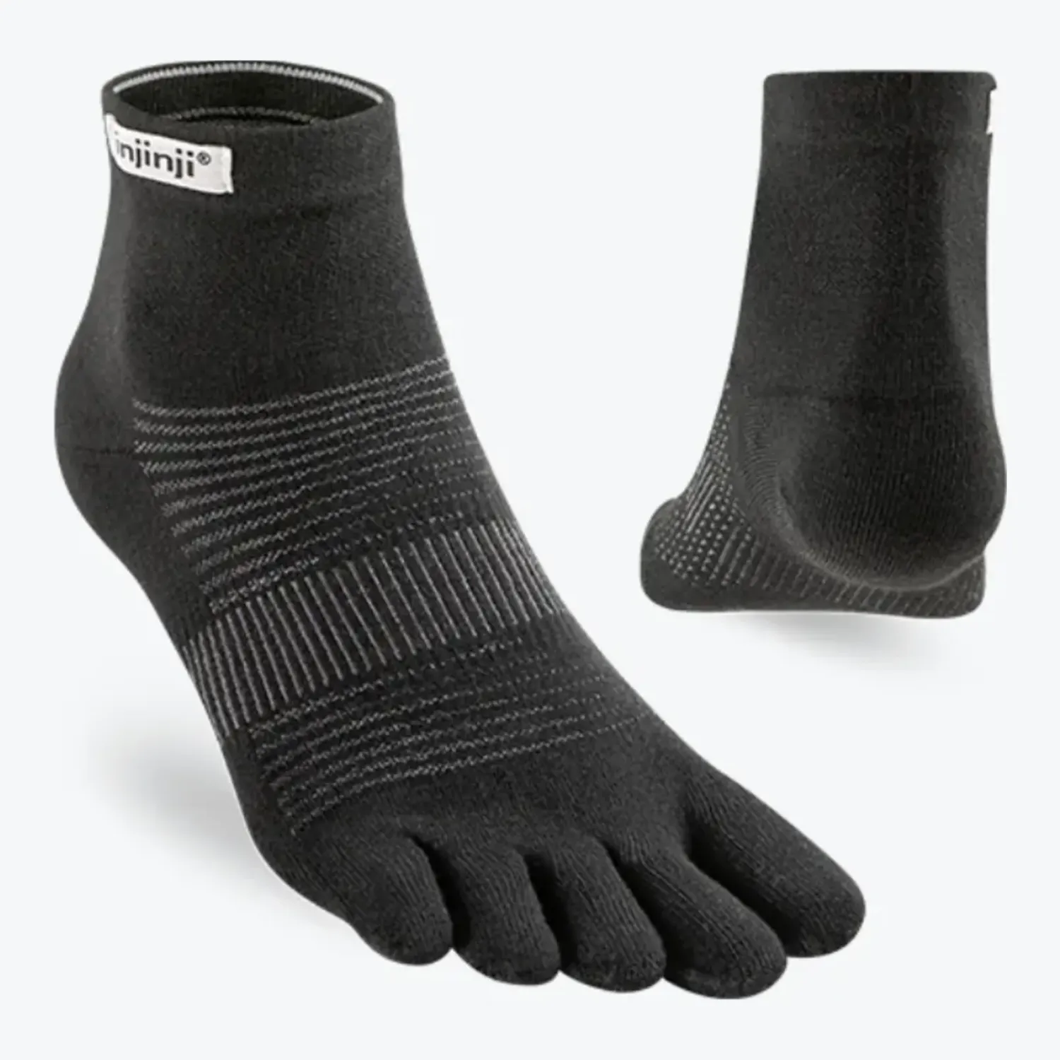 Injinji Run Original Weight Mini‑Crew Sock, alternate view 2