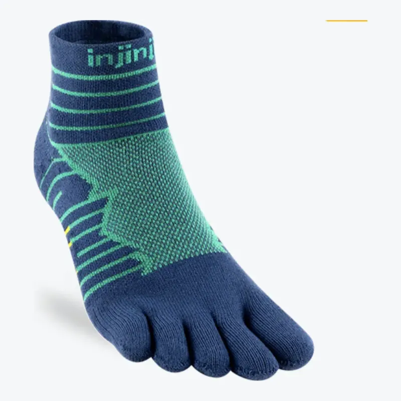 Injinji Ultra Run Mini‑Crew Sock, front view