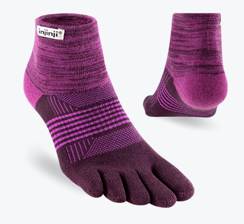 Injinji Women's Trail Midweight Mini‑Crew Sock