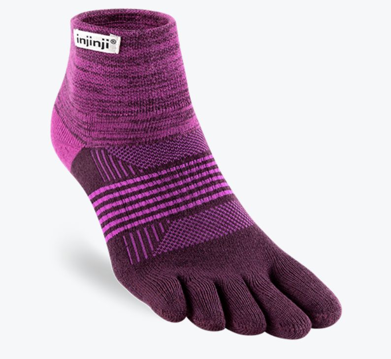 Injinji Women's Trail Midweight Mini‑Crew Sock