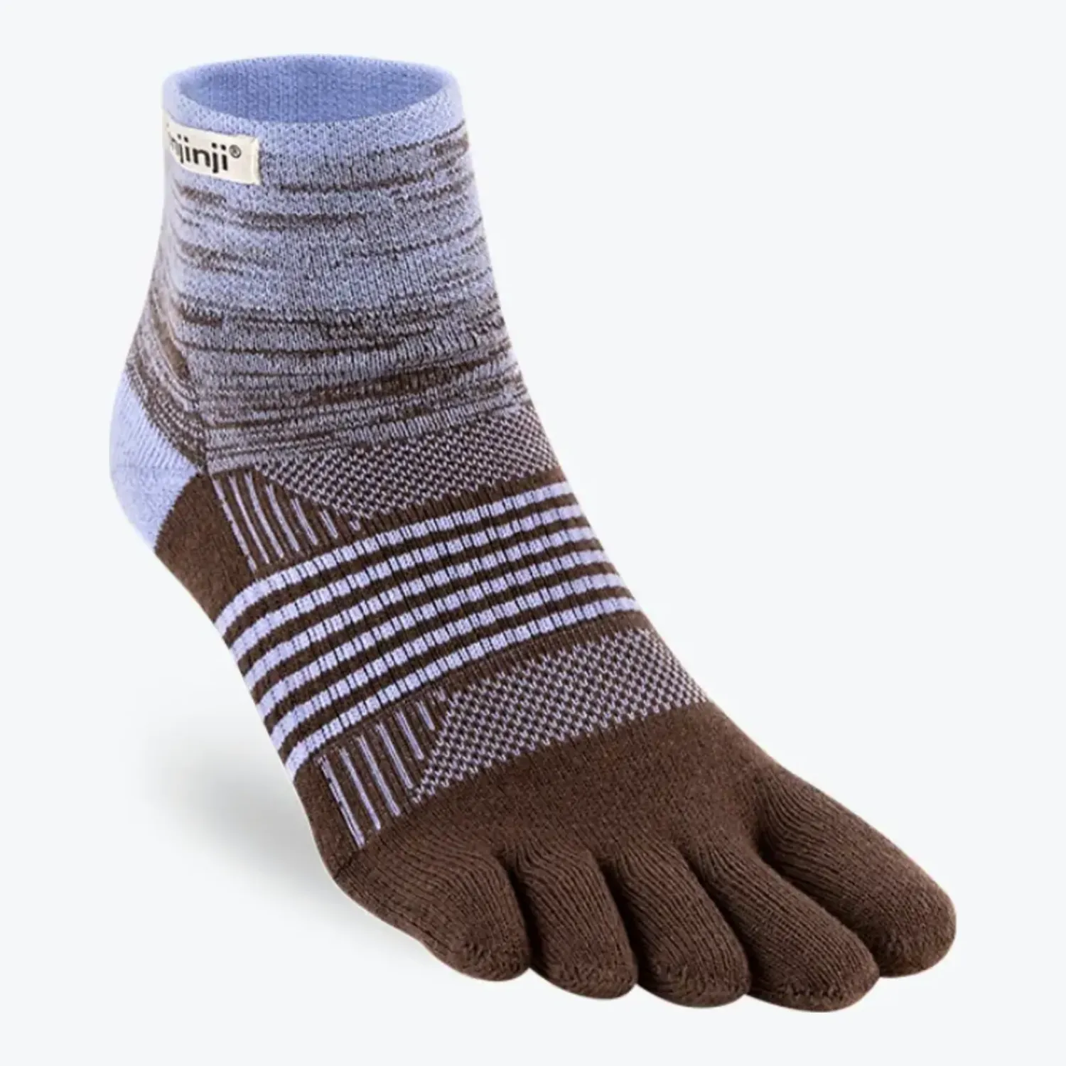 Injinji Women's Trail Midweight Mini‑Crew Sock, alternate view 3
