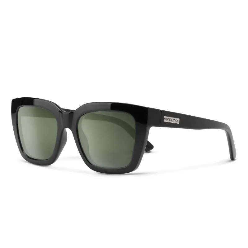 Suncloud Marion Black Polarized Gray Green, alternate view 1