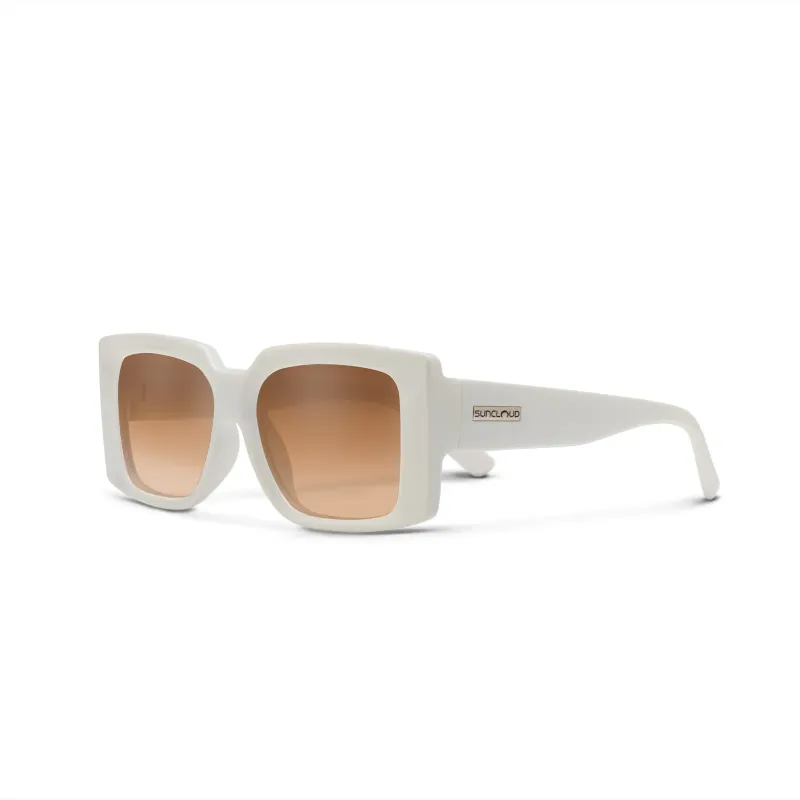 Suncloud Astoria Ivory/Polarized Brown Gradient, front view
