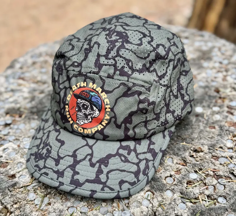 Death March Running Co 5-Panel Hat, front view