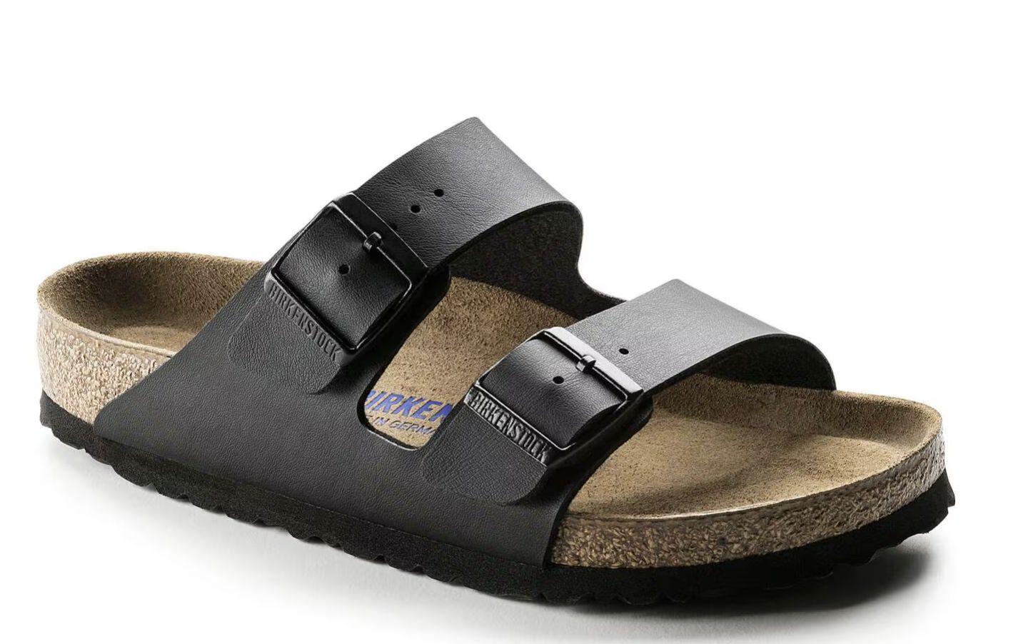 Birkenstock Arizona Soft Footbed, Color: Black, Size: 36, Width: R