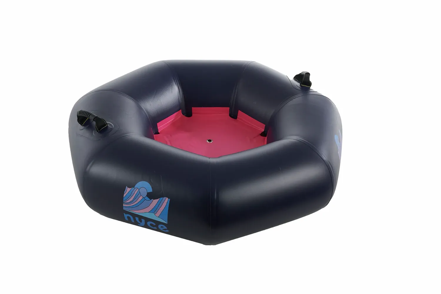 Nyce and Easy River Tube, Color: Deep Blue/Pink