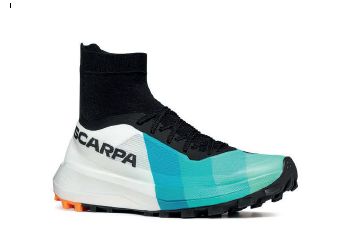 Scarpa Alien Sky Trail Running Shoe, Color: White / Azure, Size: 38